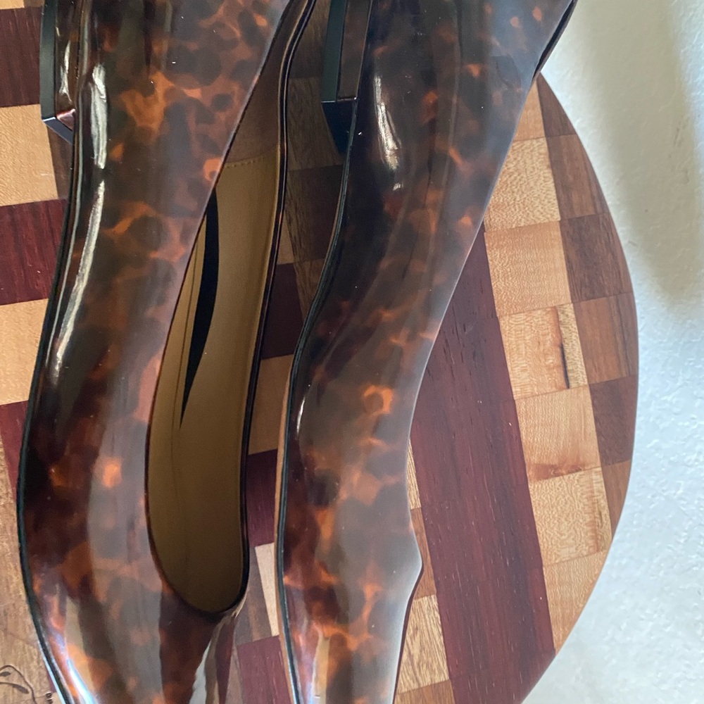 Vionic Lena Pointed Toe Tortoiseshell Brown Paten… - image 7